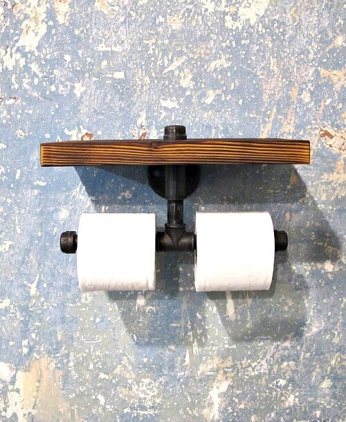Dvojitý držák toaletního papíru